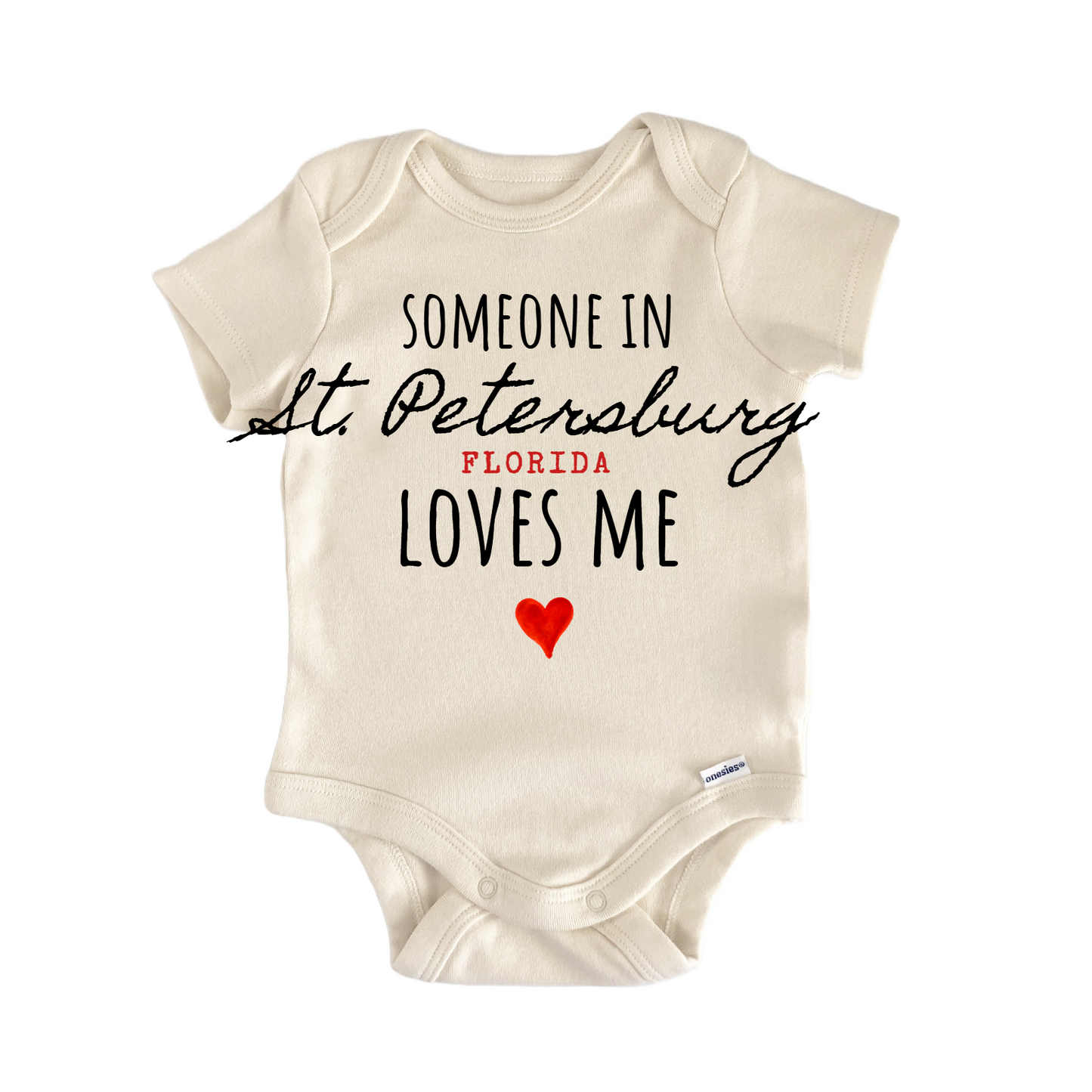 St Petersburg Florida Baby Gift Baby Bodysuit