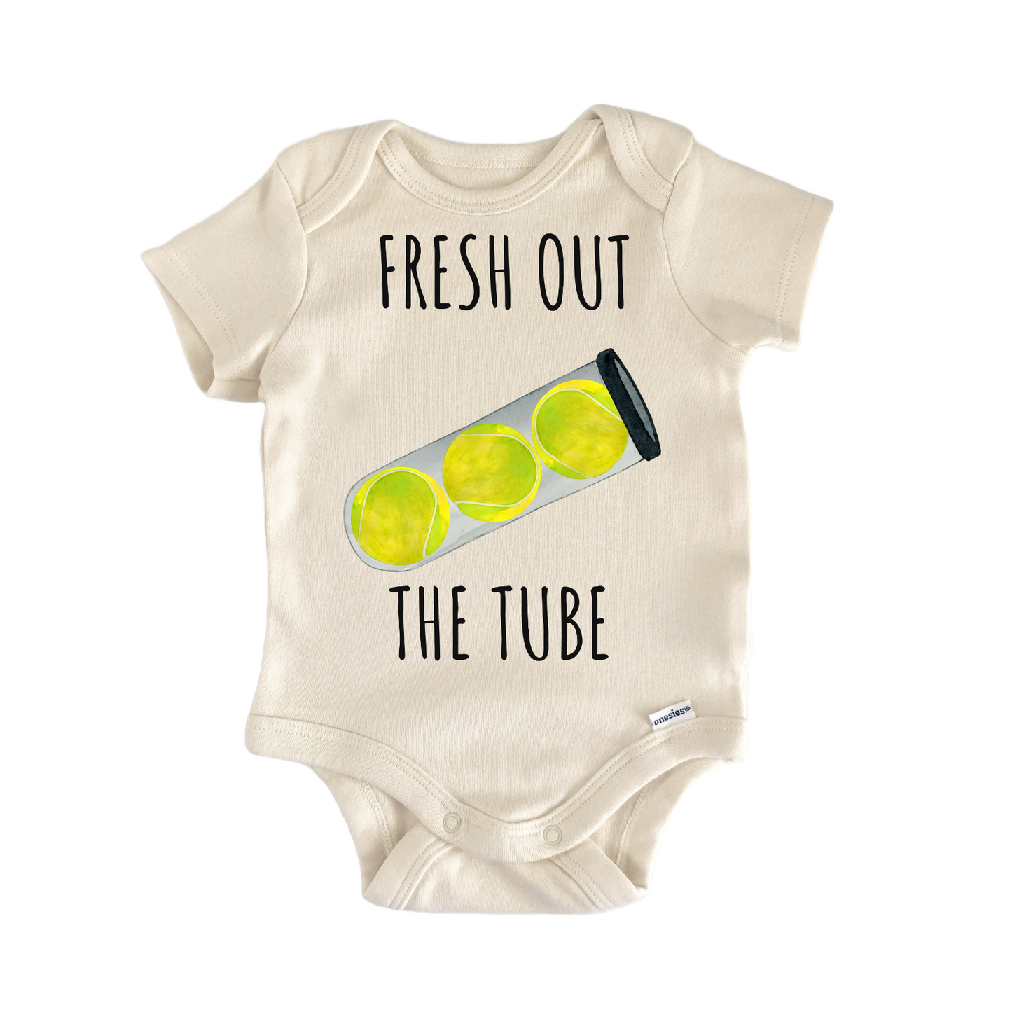 Tennis Ball Tube Sports Baby Gift Baby Bodysuit