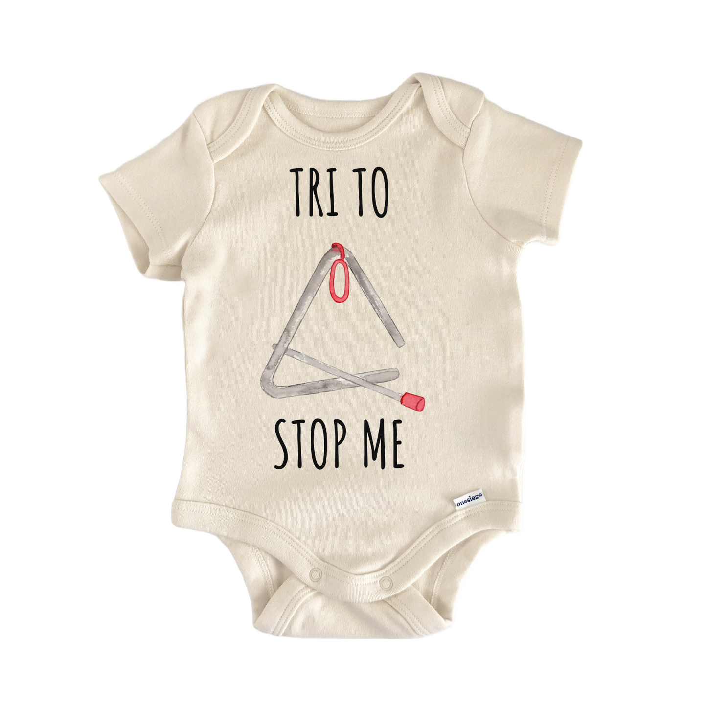 Triangle Instrument Marching Band Music Baby Gift Baby Bodysuit