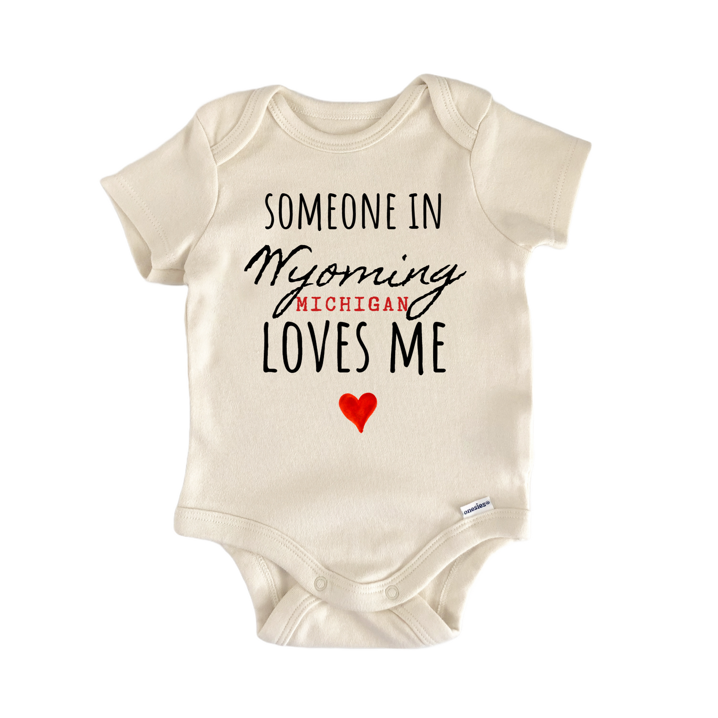 Wyoming Michigan Baby Gift Baby Bodysuit