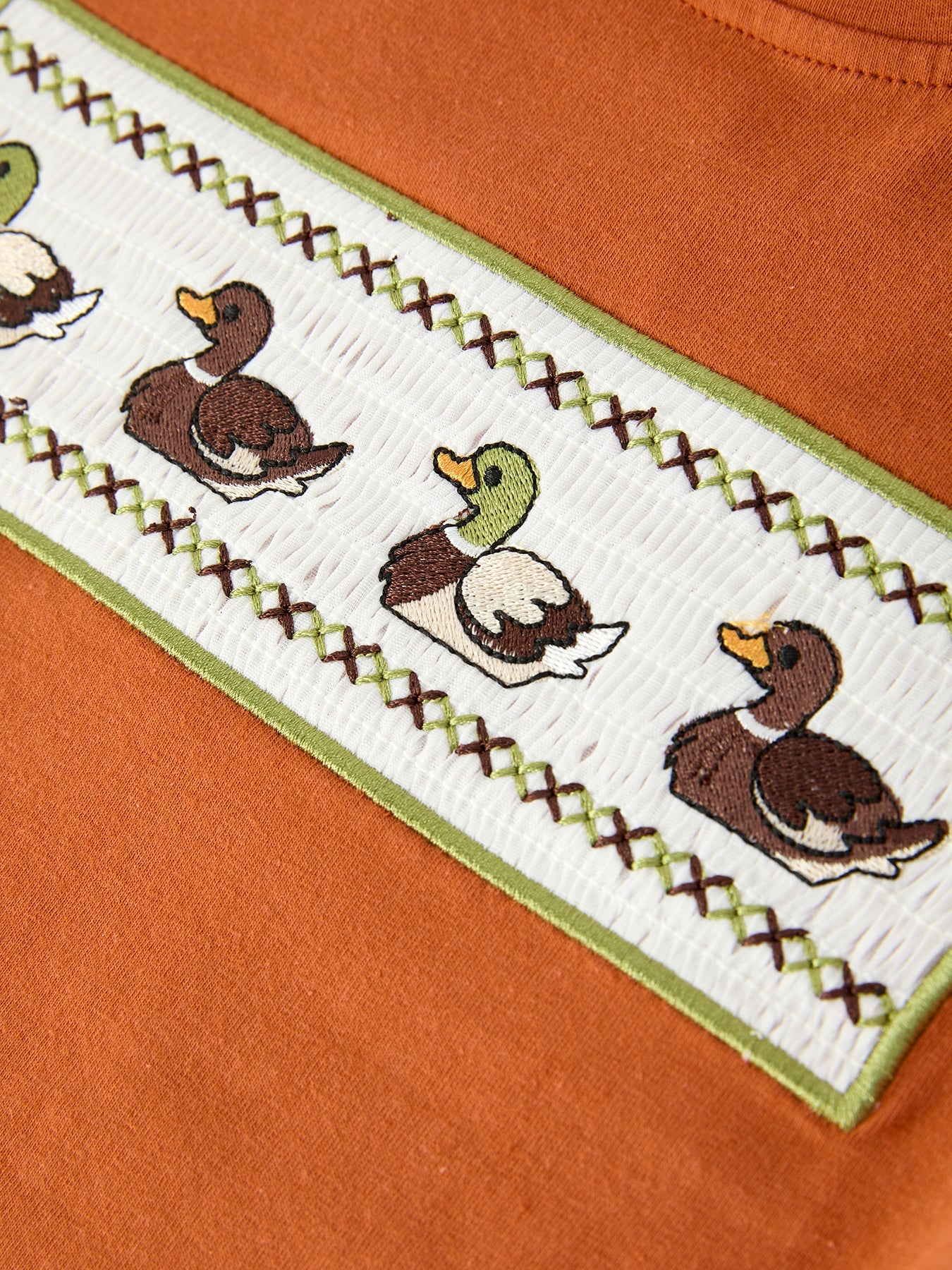 Duck Camo Embroidered Duck Boy Pant Set