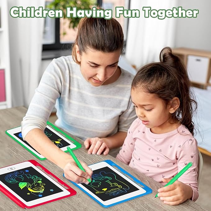 16 Pack LCD Writing Tablet for Kids, 6.5 Inch Colorful Doodle Board Drawing Tablet, Erasable Reusable Electronic Drawing Pads, Educational Learning Toys Birthday Gifts for Girls Boys Age 3 4 5 6 7 8