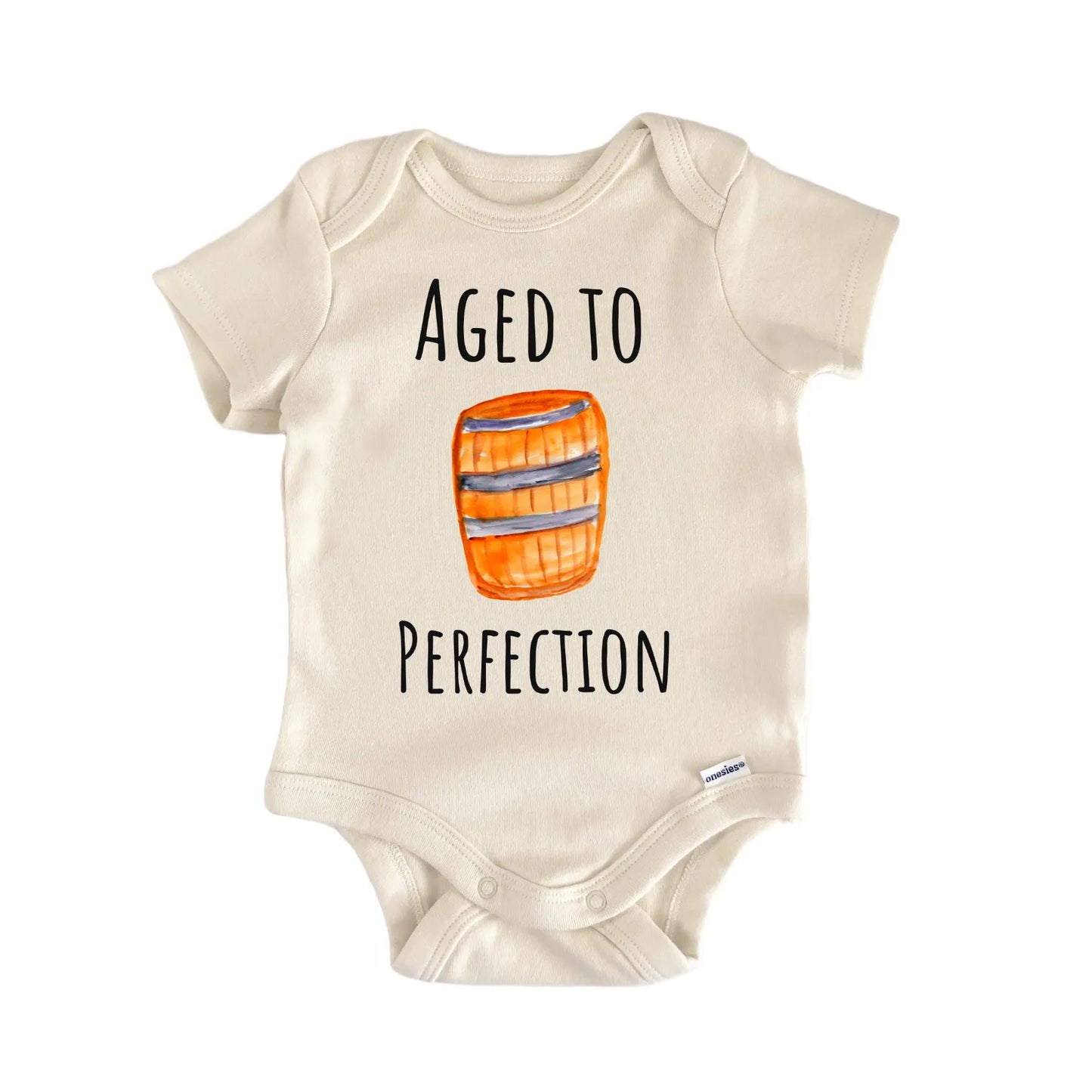 Aged Wine Winery Grapes Vineyard Newborn Gift Baby Bodysuit