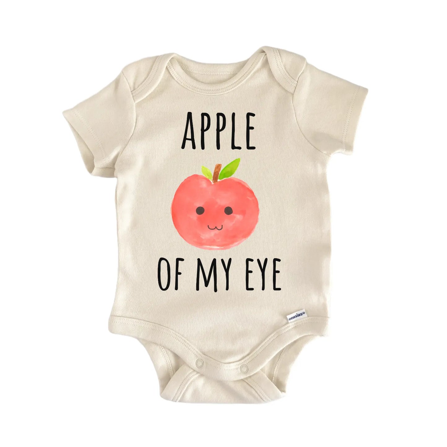 Apple Of My Eye Fruit Newborn Gift Baby Bodysuit
