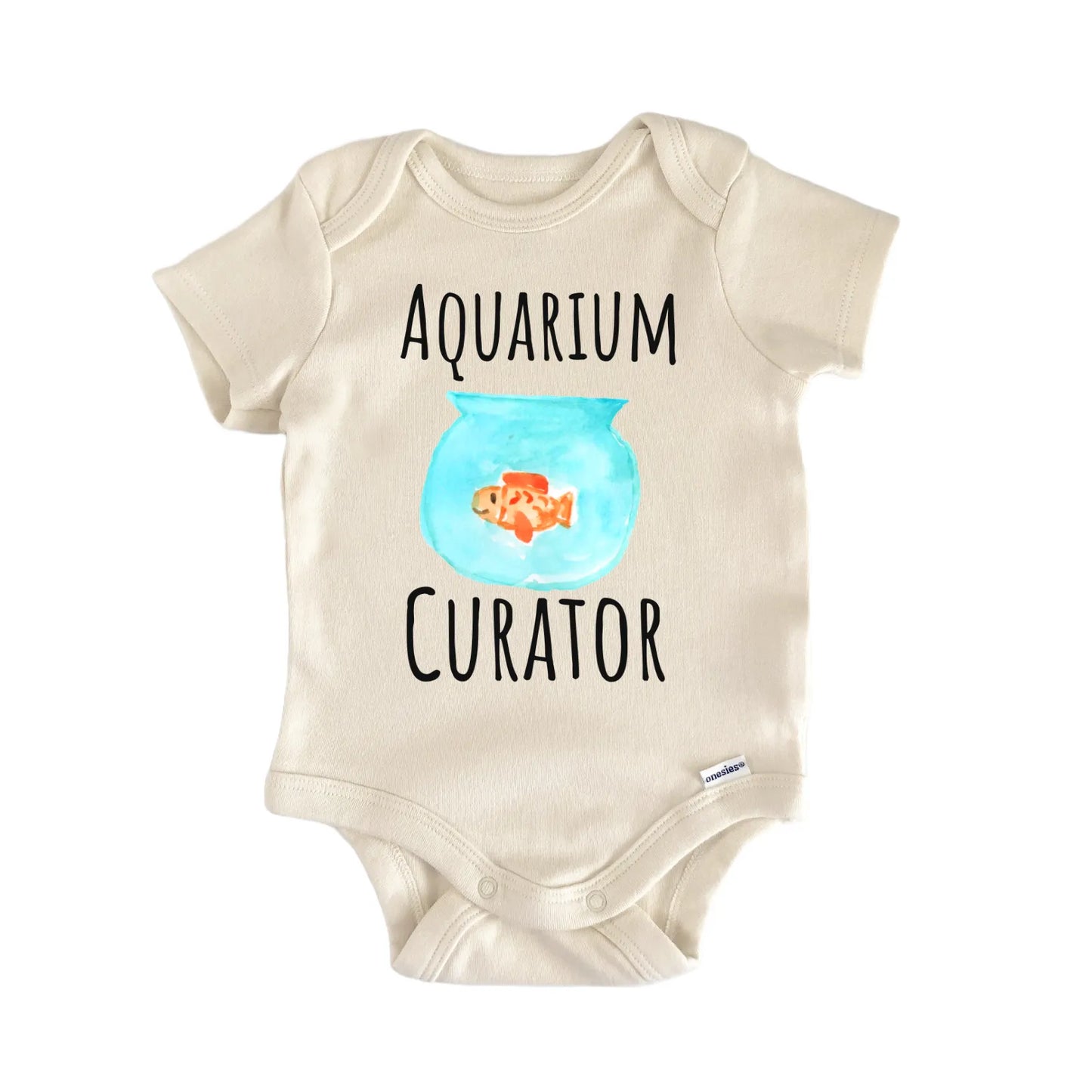 Aquarium Saltwater Fish Tank Newborn Gift Baby Bodysuit