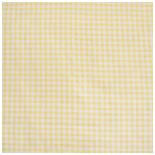 Yellow Gingham Padded Baby Play Mat