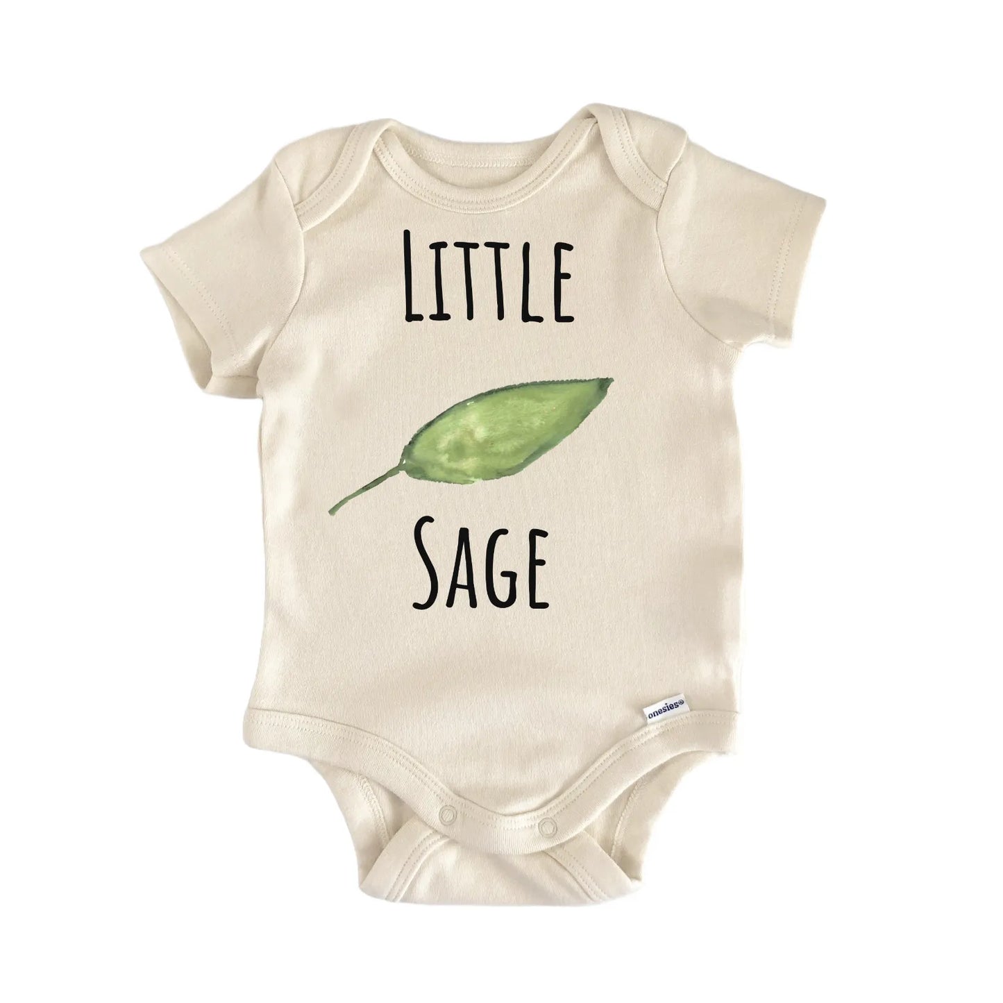 Little Sage Herb Garden Spice Cooking Infant Gift Baby Bodysuit