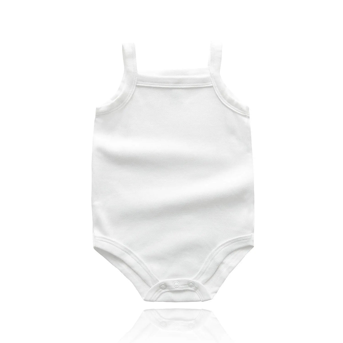 Summer 0-48M Baby Girl Clothes Cotton Material Vest Baby Jumpsuit Solid Color Soft And Comfortable Newborn Baby Bodysuit