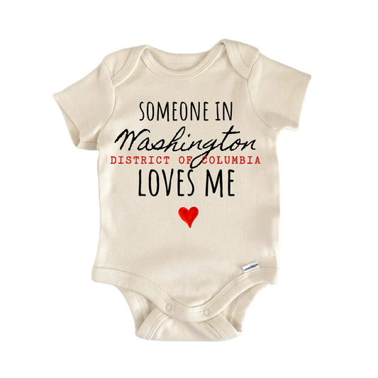 Washington District Of Columbia Baby Gift Baby Bodysuit