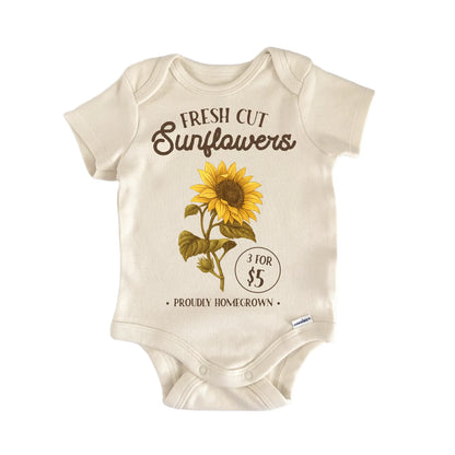 Sunflower Farm Homegrown Market Baby Gift Baby Bodysuit