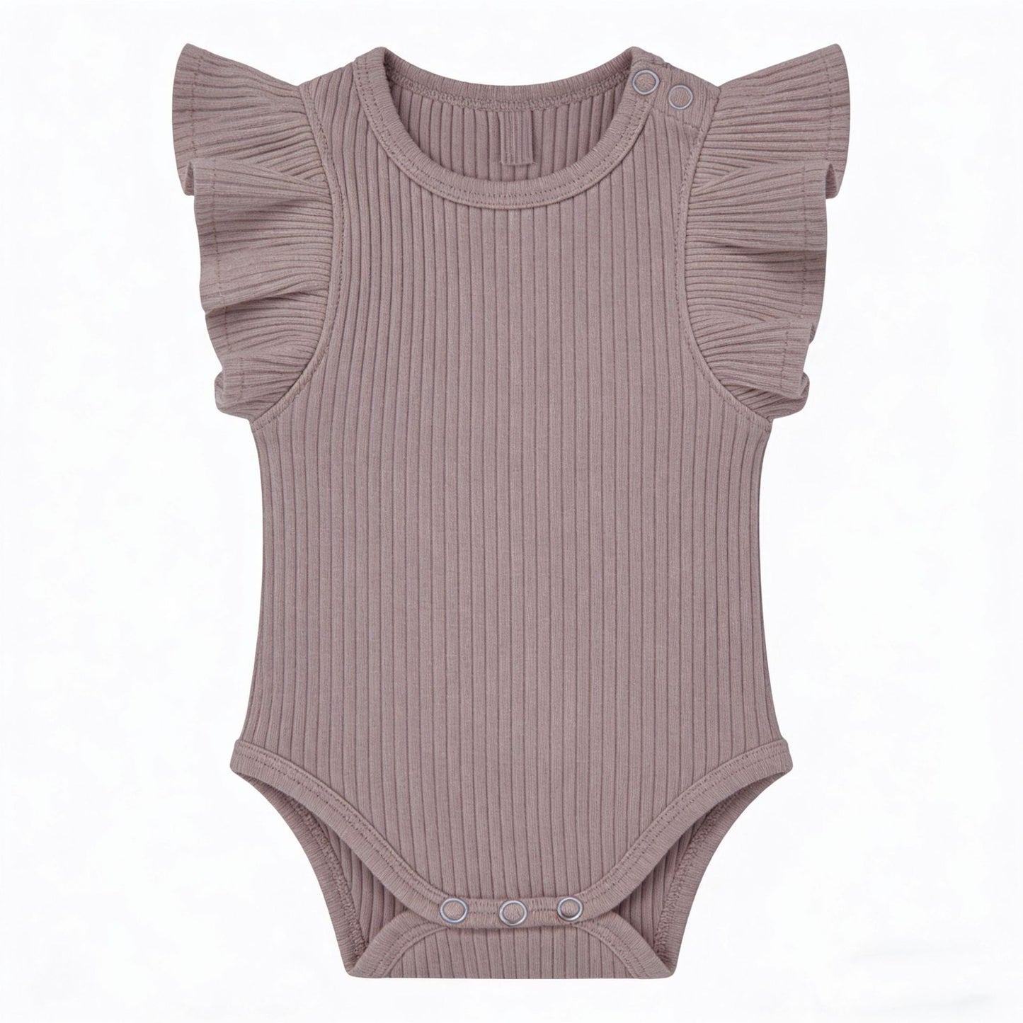 Baby Romper Knitted Ribbed Infant Onesie