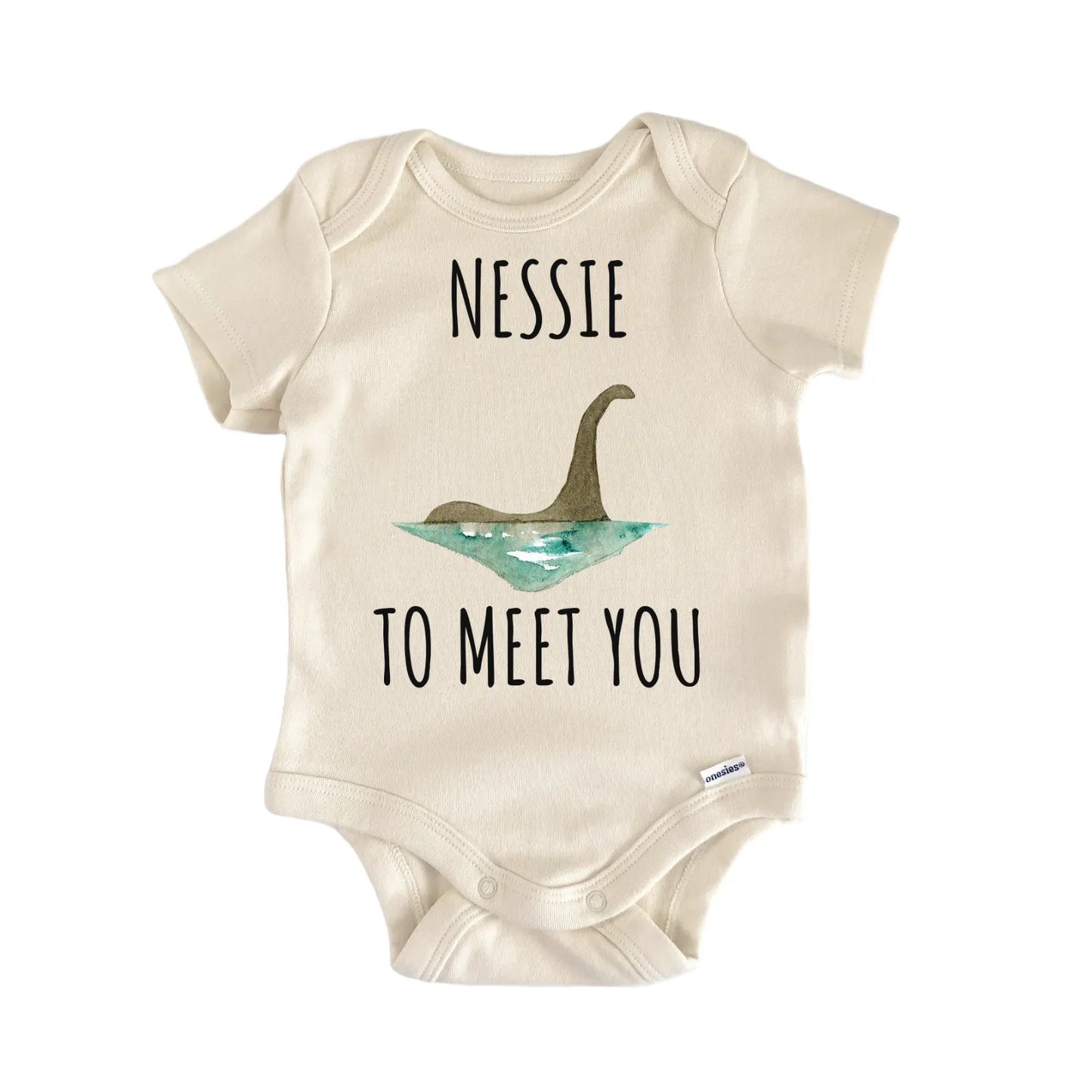 Loch Ness Monster Scotland Nessie Baby Gift Baby Bodysuit