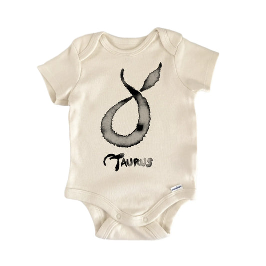 Taurus Zodiac Astrology Signs Baby Gift Baby Bodysuit