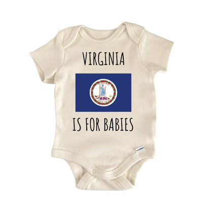Virginia State Flag Baby Gift Baby Bodysuit