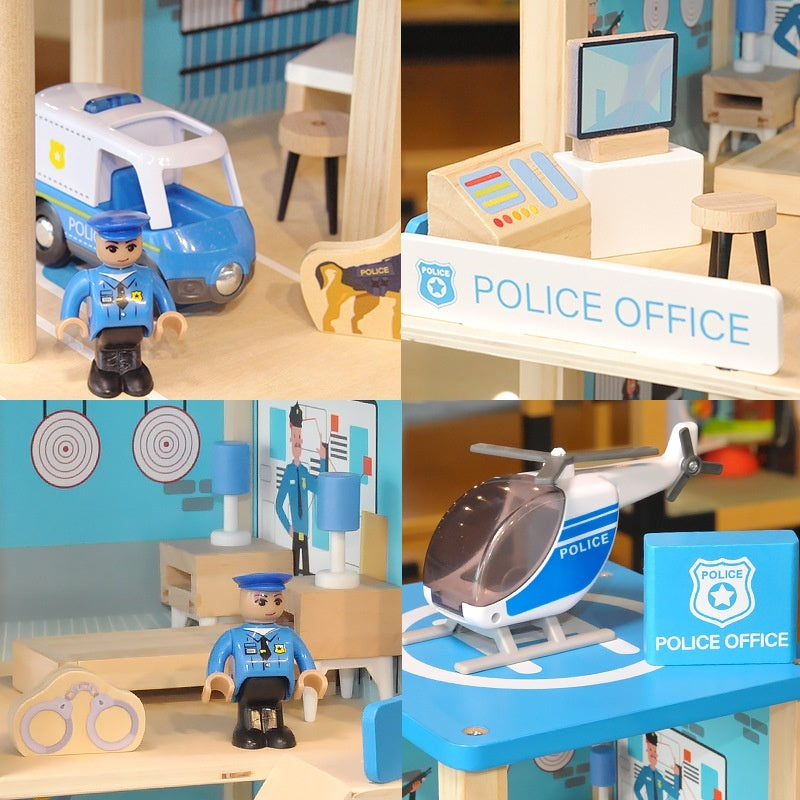 Role Play House Police Fire Department Educational Children's Toys Suit