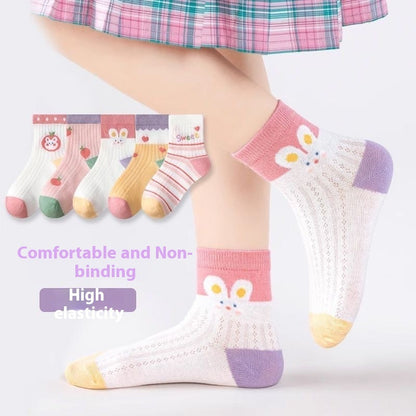 Children's Socks Tube Socks Springsummer Thin Breathable