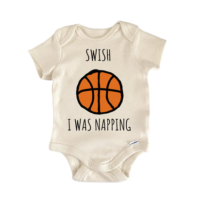 Basketball Nap Swish Sports Ball Baby Gift Baby Bodysuit