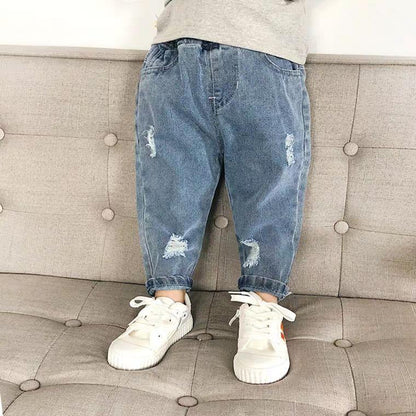 Fashion Personality Boy's Western Style Daddy Pants