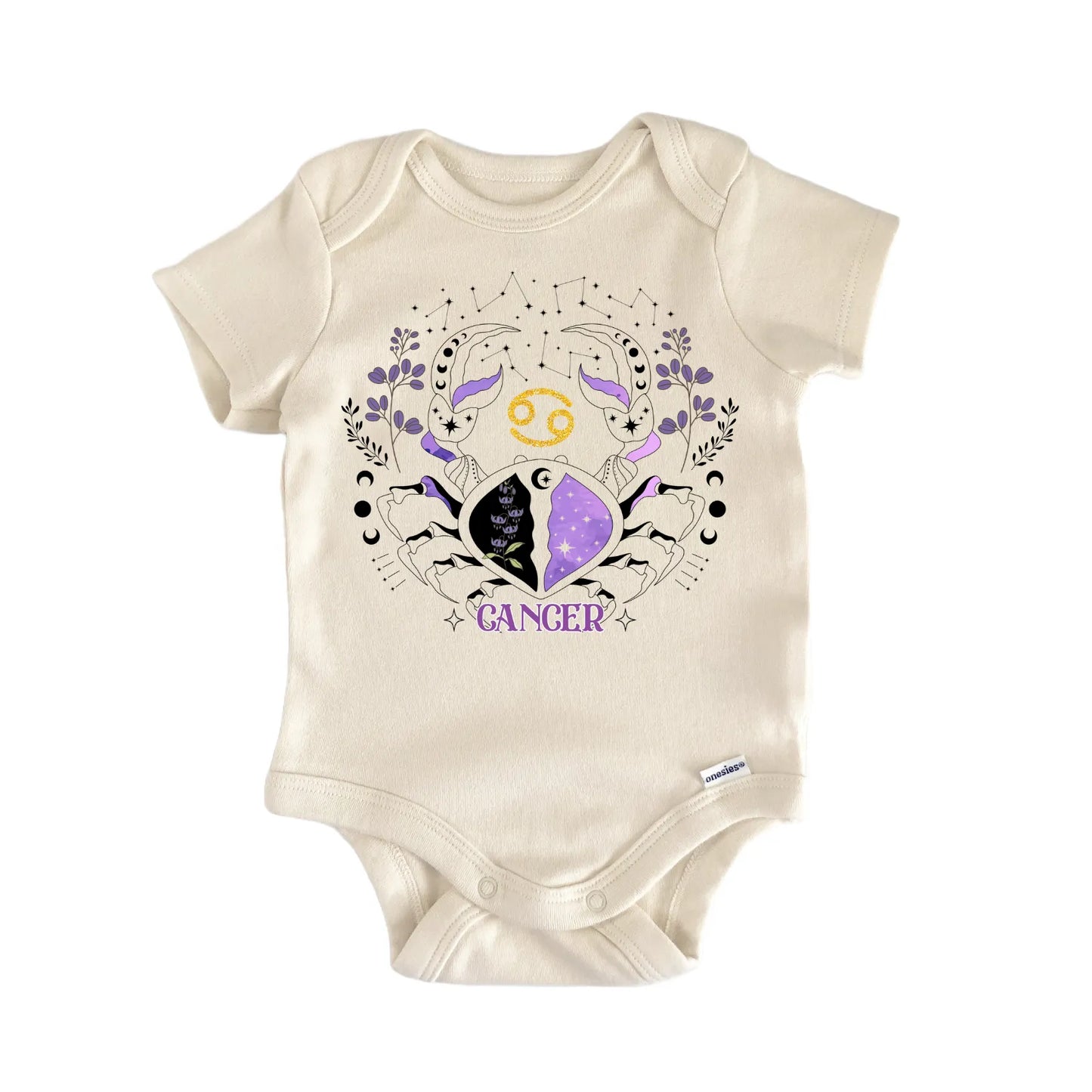 Cancer Astrology Zodiac Signs Baby Gift Baby Bodysuit