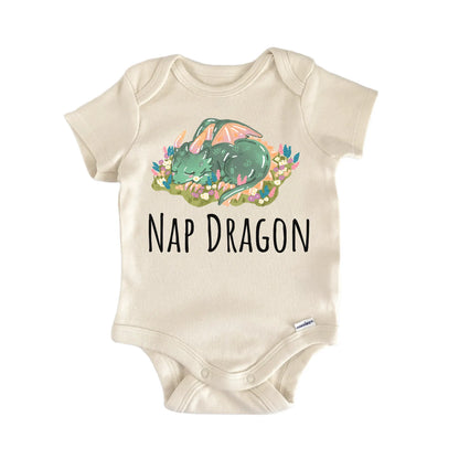Nap Dragon Fantasy TV Baby Gift Baby Bodysuit