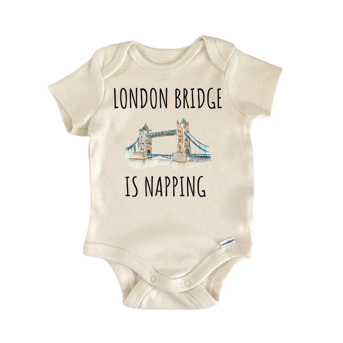 London Bridge England Baby Gift Baby Bodysuit