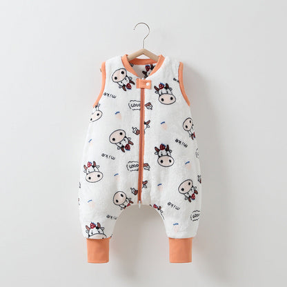 Baby Autumn And Winter Flannel Warm Sleeping Bag