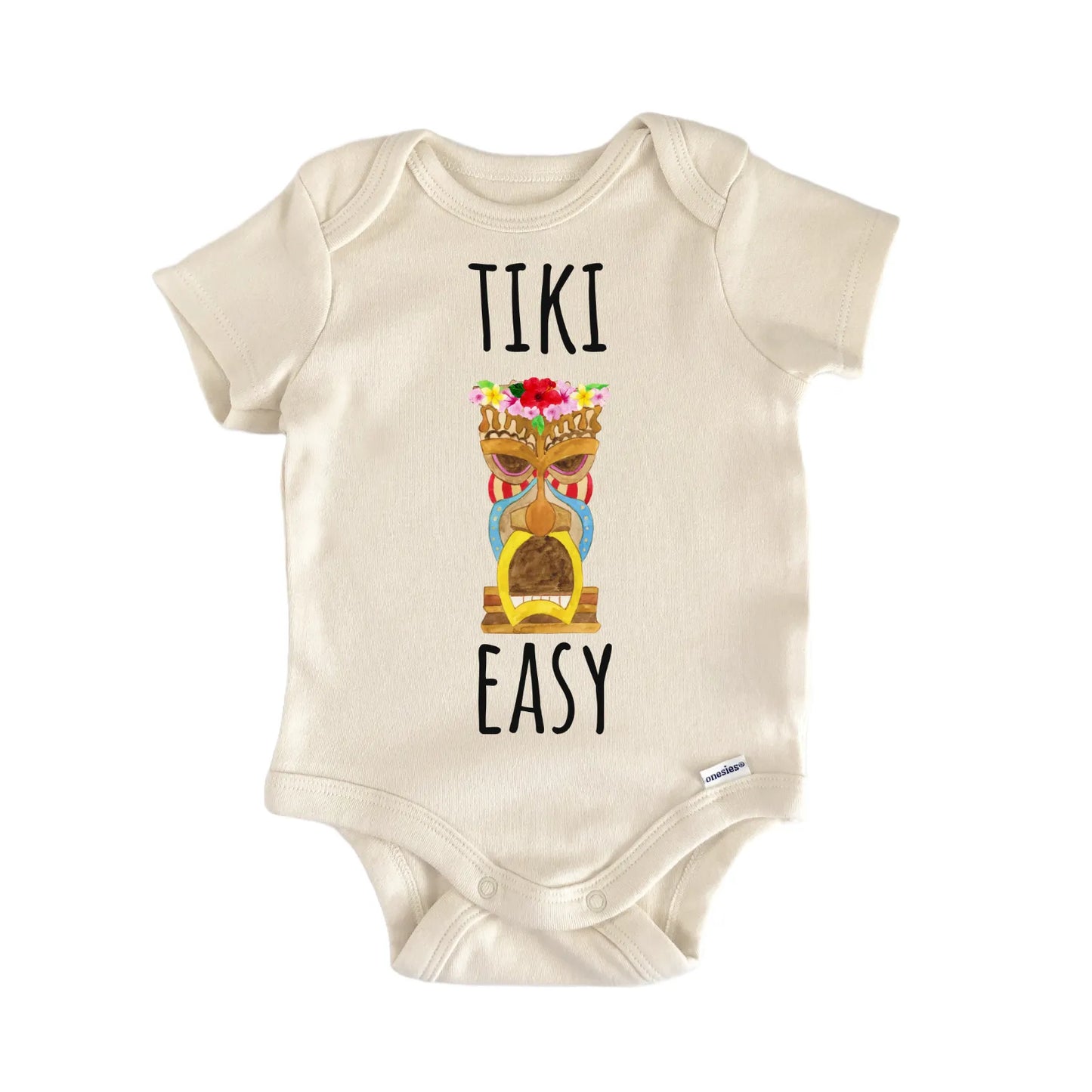 Tiki Hawaii Aloha Tropical Baby Gift Baby Bodysuit