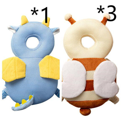 Baby Toddler Headrest Child Protection Baby Head Protection Cushion Cute Angel Wings