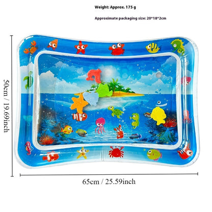 Children's Inflatable Marine Animal Racket Water Cushion Baby Crawling Racket Water Bag Racket Water Cushion Climbing Pad