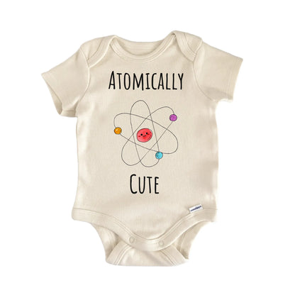 Atom Science Cute Physics Scientist Baby Gift Baby Bodysuit