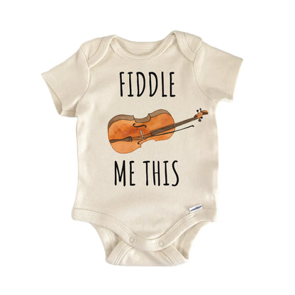 Violin Instrument Fiddle Musician Baby Gift Baby Bodysuit