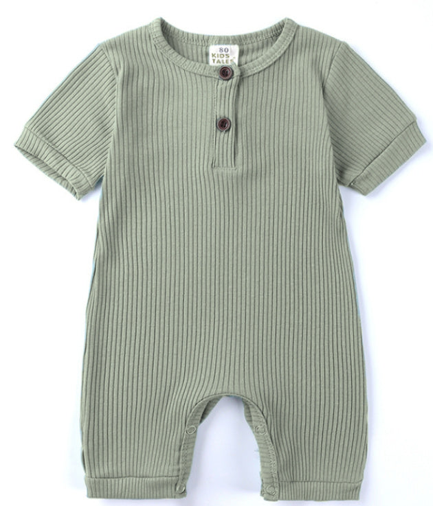 Baby Bag Fart Clothes Pit Striped Crawling Clothes