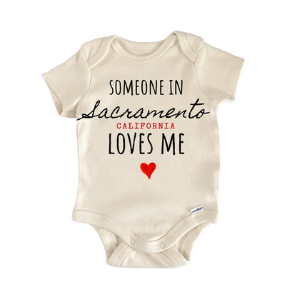 Sacramento California Baby Gift Baby Bodysuit