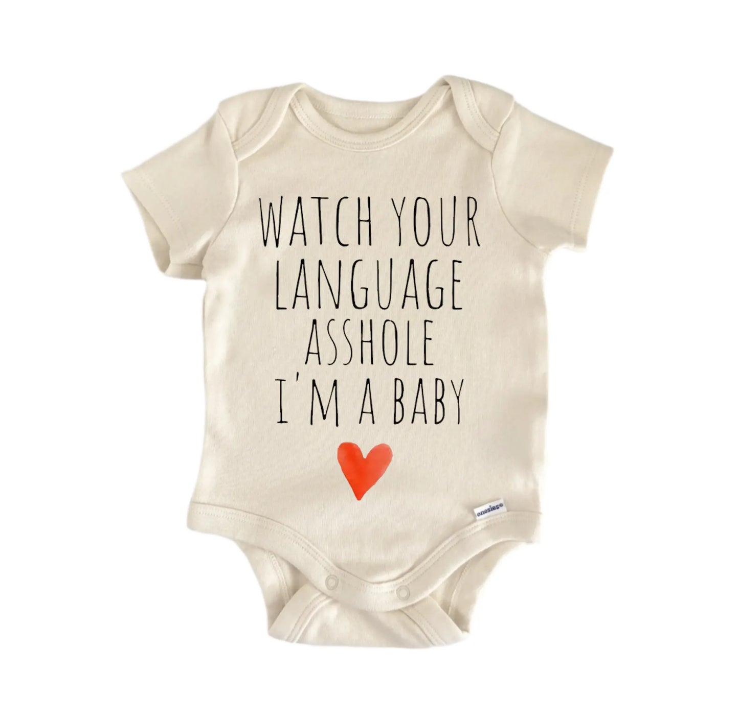 Watch Your Language Newborn Gift Baby Onesie® Onesie®
