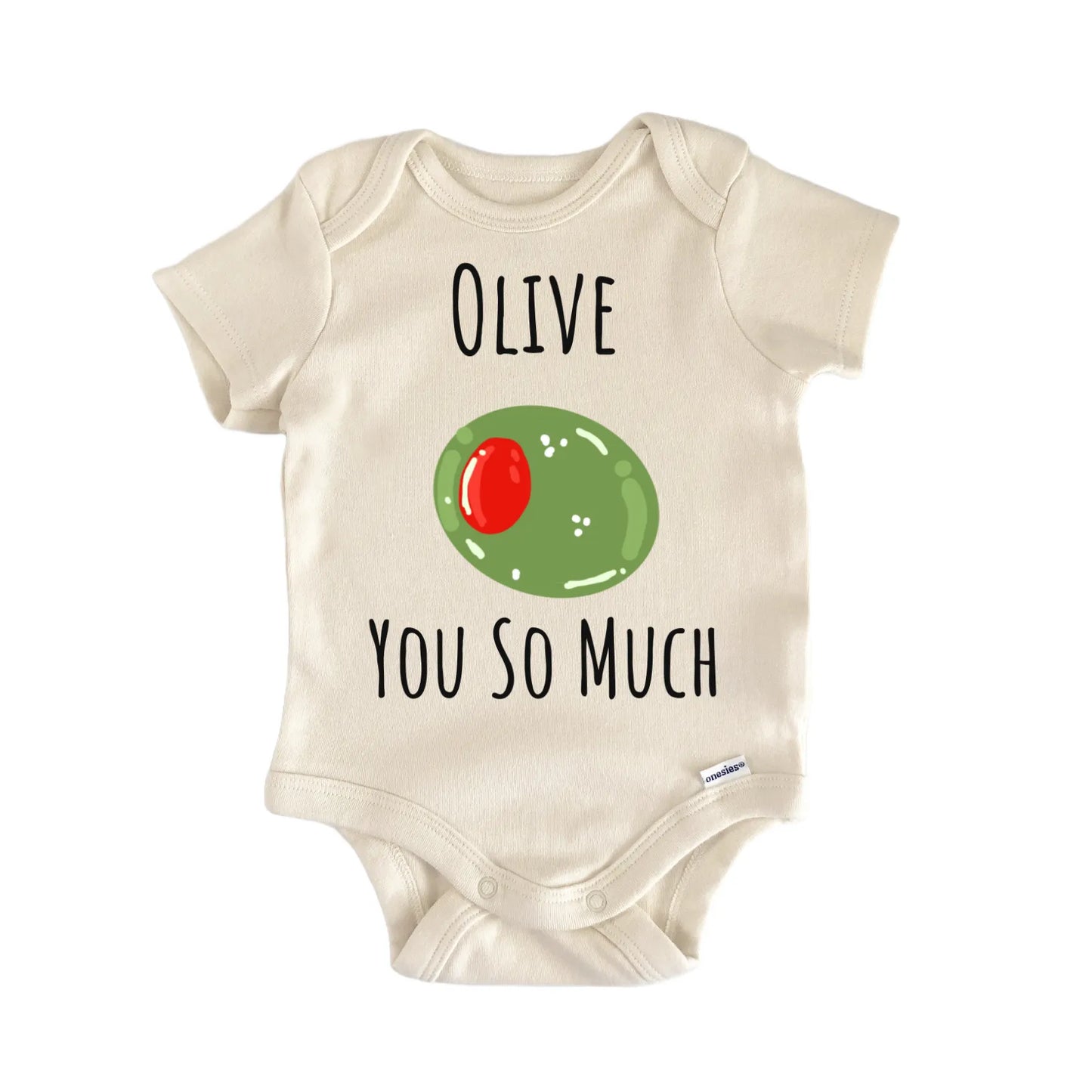 Olive You Vegetable Martini Baby Gift Baby Bodysuit