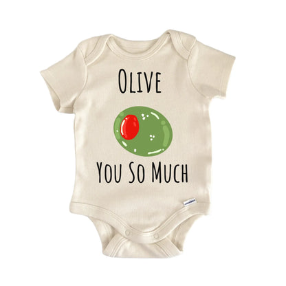 Olive You Vegetable Martini Baby Gift Baby Bodysuit
