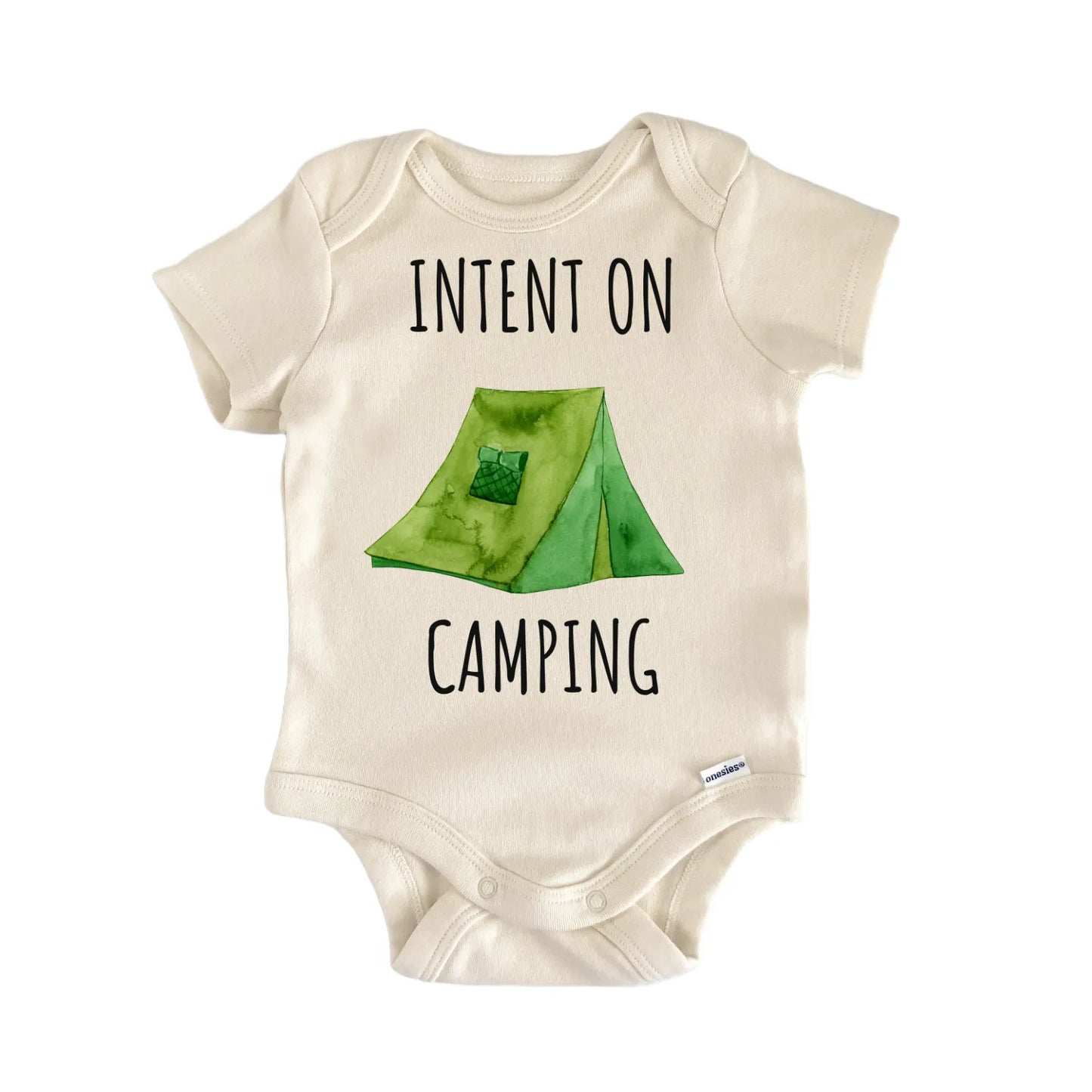 Camping Camp Tent Hiking Adventure Baby Gift Baby Bodysuit
