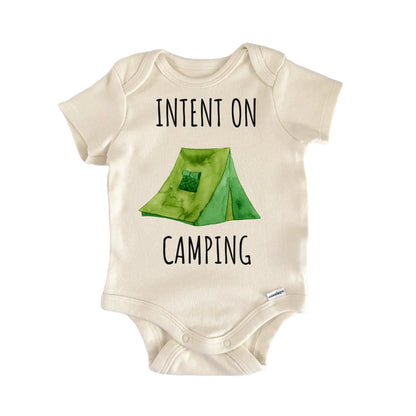 Camping Camp Tent Hiking Adventure Baby Gift Baby Bodysuit