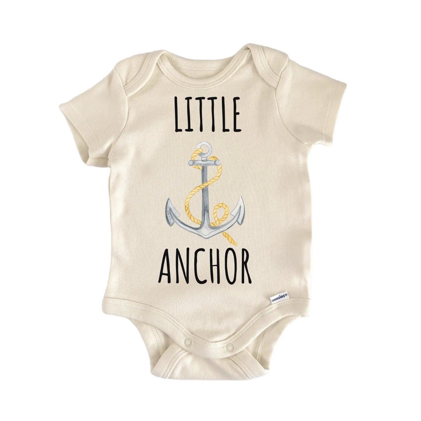 Little Anchor Nautical Boat Ship Baby Gift Baby Bodysuit