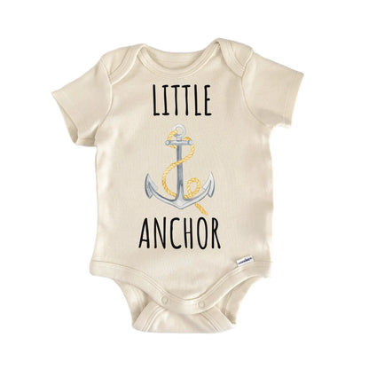 Little Anchor Nautical Boat Ship Baby Gift Baby Bodysuit