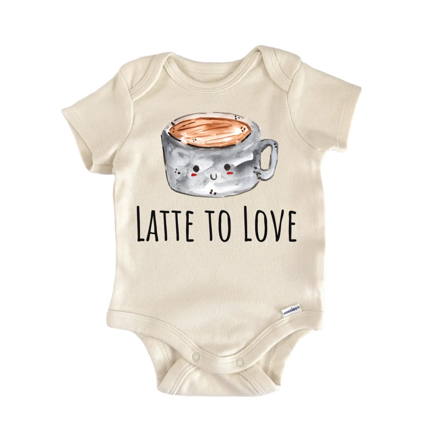 Coffee Espresso Bean Baby Gift Baby Bodysuit
