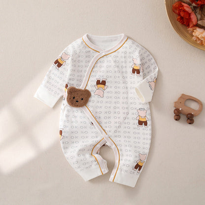 Newborn Jumpsuit Baby Butterfly Clothes Boneless Romper