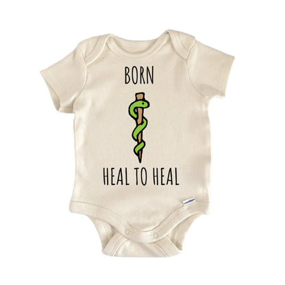 Rod of Asclepius Healer Medic Physician Infant Gift Baby Bodysuit