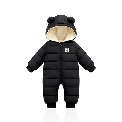 Padded down cotton suit