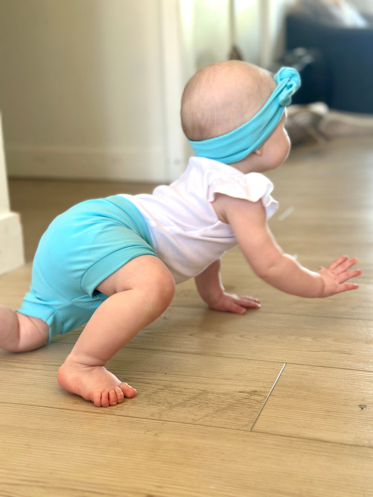 Bright Blue Shorties