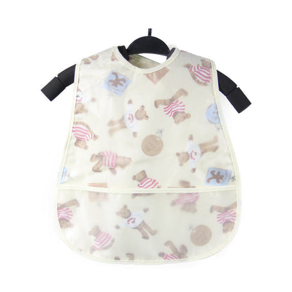 Baby eating bib girl baby waterproof children male painting apron