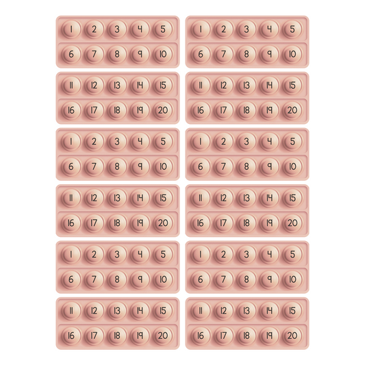 10 Frame Fidgets (Set of 12)