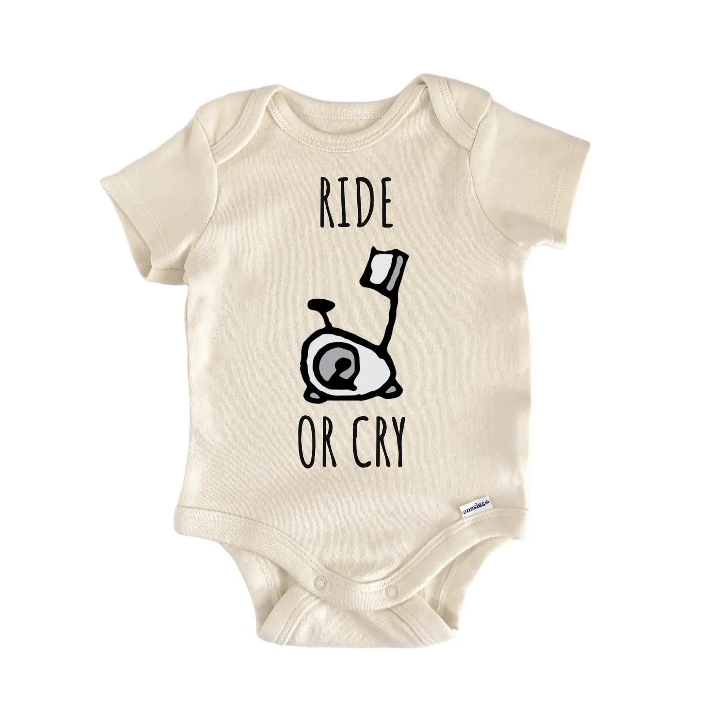 Spin Bike Cycling Stationary Baby Gift Baby Bodysuit