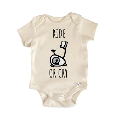 Spin Bike Cycling Stationary Baby Gift Baby Bodysuit
