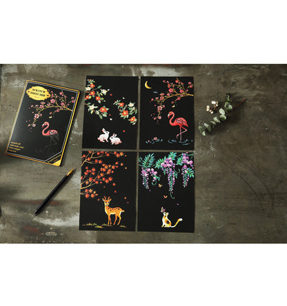 Scratch painting set creative birthday gift